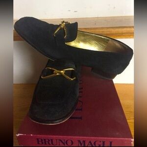 Vintage Bruno Magli Velour Shoes